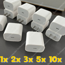 1-10 Lot Fast Charger USB Type C Wall Power Adapter For iPhone 14 13 12 11ProMax