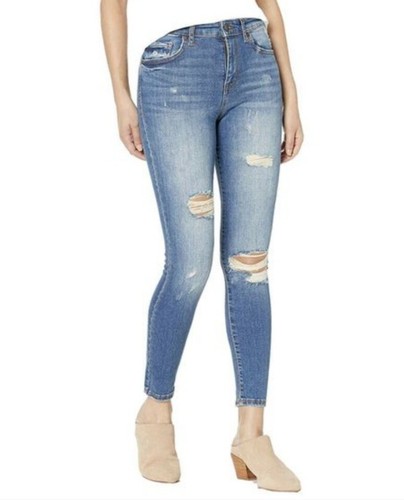 Ankle Skinny Distressed Jeans Size 