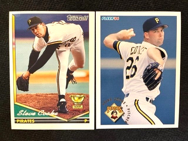 Steve Cooke 1994 Topps Gold All-Star Rookie Gold Cup & 1994 Fleer - Pirates
