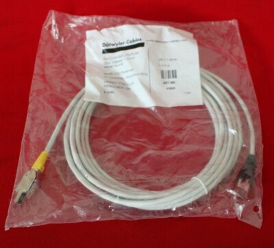 Dätwyler Patchkabel PS/RJ45 D03  10BaseT 1-2/3-6 / 5 Meter / PS2S mit Tülle GE