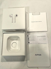 Apple AirPods 2nd gen BOX ONLY paperwork manual NO ACTUAL AIRPODS -FREE SHIP