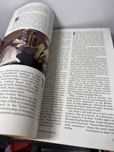 National Geographic Magazine June 1985 Afganistan - Vintage Collectable g - Picture 14 of 16