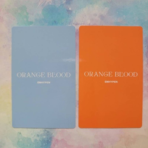 ENHYPEN ORANGE BLOOD Photo Card 5th Mini Album KSANA KALPA ENGENE ver. PC - Picture 15 of 95