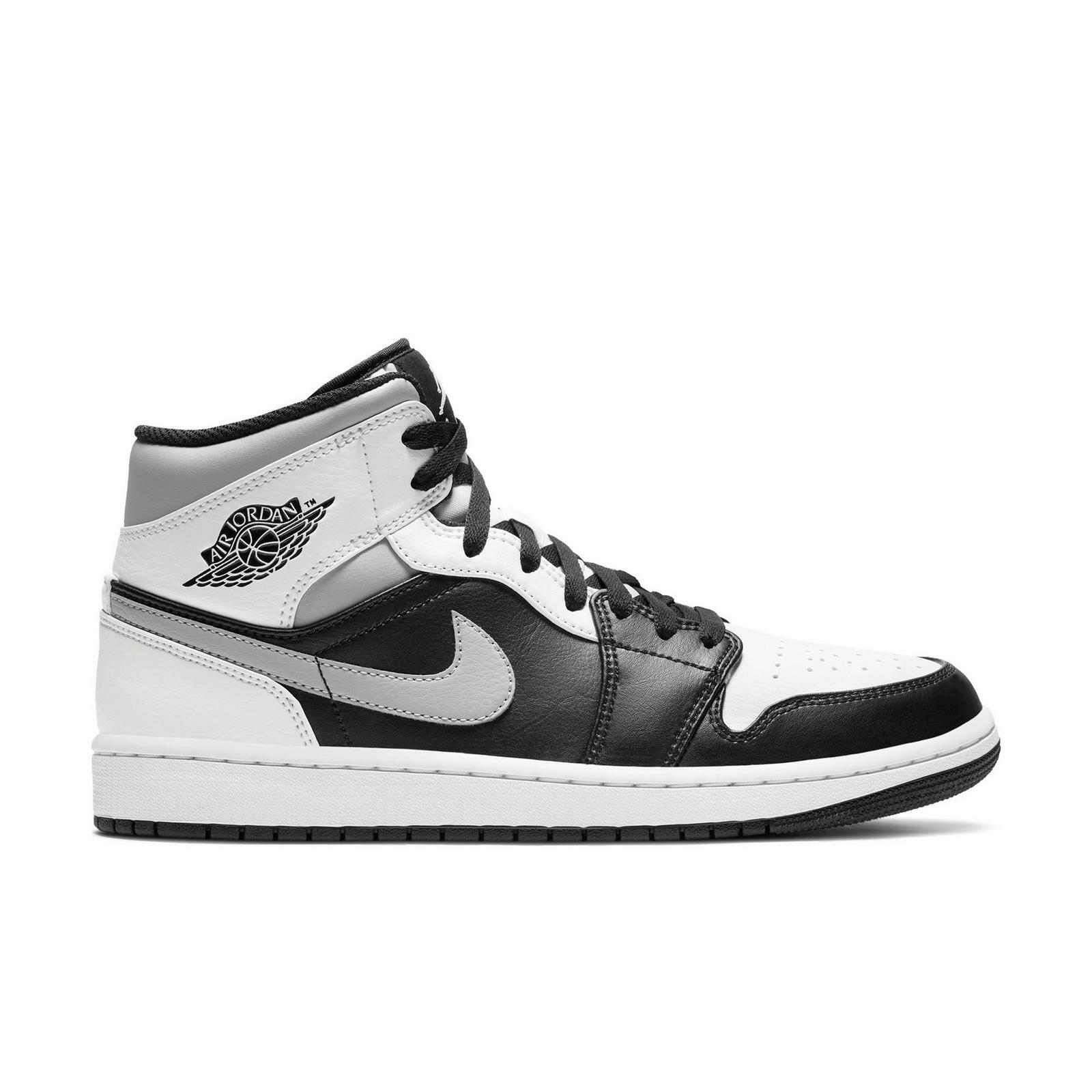 air jordan mid 1 black white