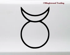 Horned God Vinyl Sticker - Wicca Withcraft Magick - Die Cut Decal