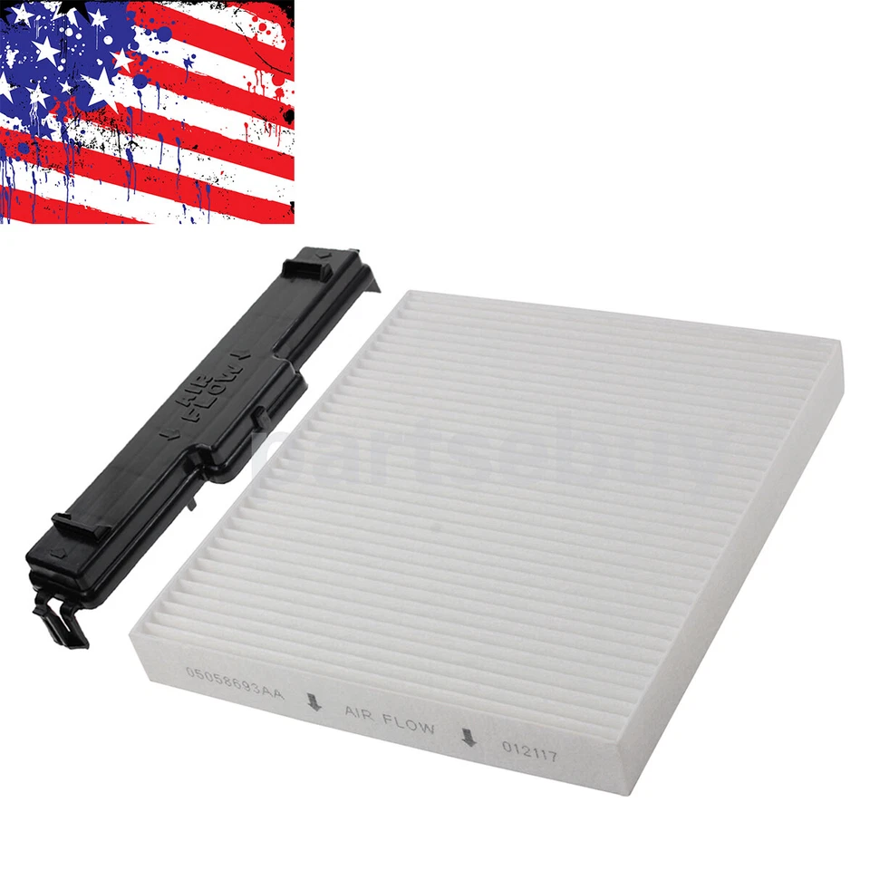 Nuevo filtro de aire de cabina y filtro puerta de acceso para Dodge Ram 1500 2500 3500 2009-2020 Foto 3 de 4