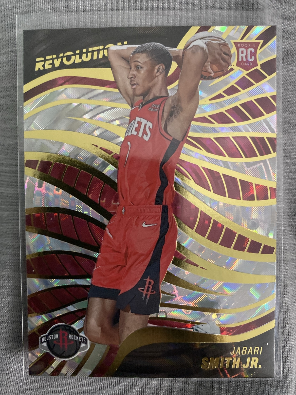 2022-23 Panini Revolution Fractal #115 Jabari Smith Jr. RC Rookie Rockets 🔥🏀💎