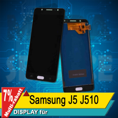 Display Für Samsung J5 2016 J510 Komplettes Bildschirm Lcd Touch TFT Schwarz 