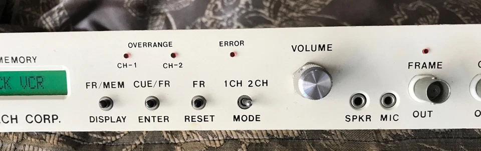 INSTRUTECH CORP VR-10B CRC DIGITAL DATA RECORDER-Made in USA,Works great - Image 4 of 4