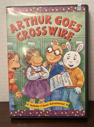 Arthur Goes Crosswire DVD 2005 TV Series PBS Children’s Family Animation Rare