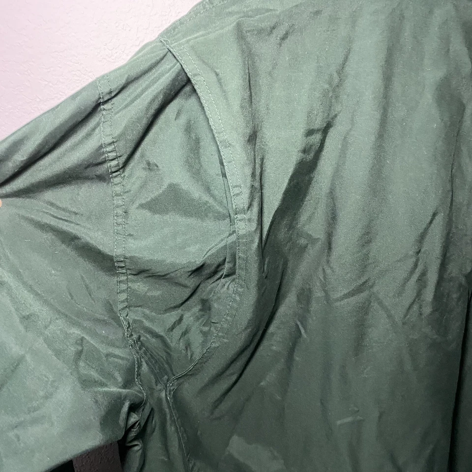 Vintage Antigue Genuine Merch Oakland Athletics A's Jacket Sz L Green - Image 4 of 4