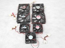Mixed 12V DC Computer Fan Lot 120mm 80mm Cooler Master Colorful Evercool May Jie