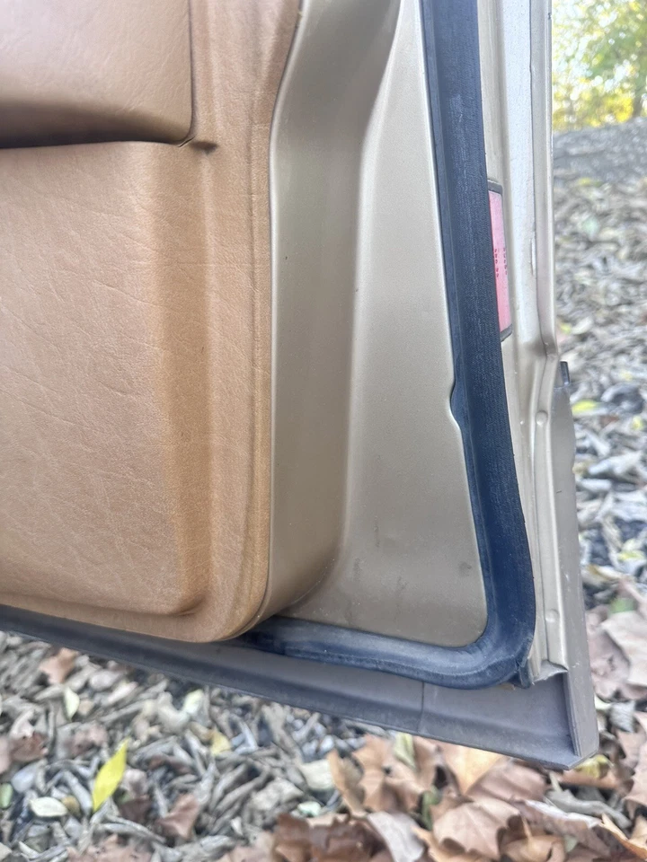86-91 Mercedes W126 420SEL Front Passenger Door Assembly Beige Good 👍 OEM Foto 2 de 4