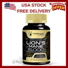 Capsulas De Hongo Suplemento De Melena De Leon (Suministro Para Dos Meses -120 C