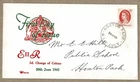 Australia 1965 Royal EiiR 5d Green on Red  FDC Cover NSW Postmark Hoxton Park