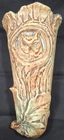 Vintage 1920's Weller Art Pottery Woodcraft Owl in Tree Wall Pocket