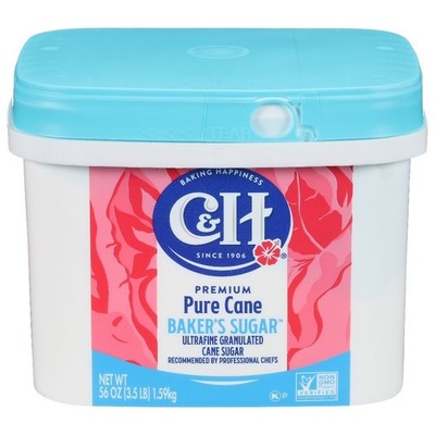 Ultrafine Granulated Pure Cane Sugar 3.5 lb Tub for Baking
