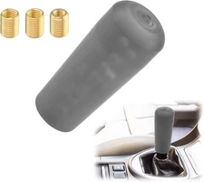 EZAUTO WRAP Black Shift Knob Stick Frosted Matte Crystal Bubble Long Throw Gear