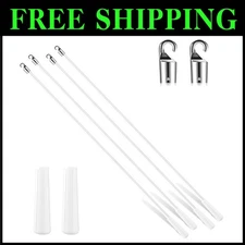 Long White Blind Wand Replacement - 48" Pack of 4