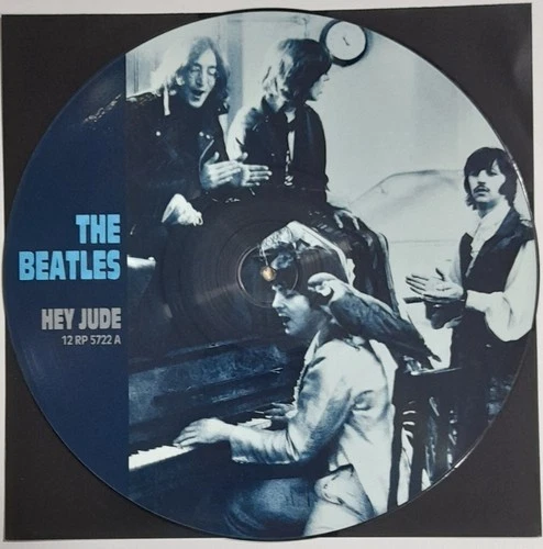 Beatles hey jude/Revolution 12" vinyl picture disc unplayed