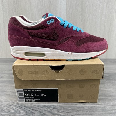 Nike Air Max 1 Parra Patta Cherrywood Size 10.5 Mens Sneakers | eBay