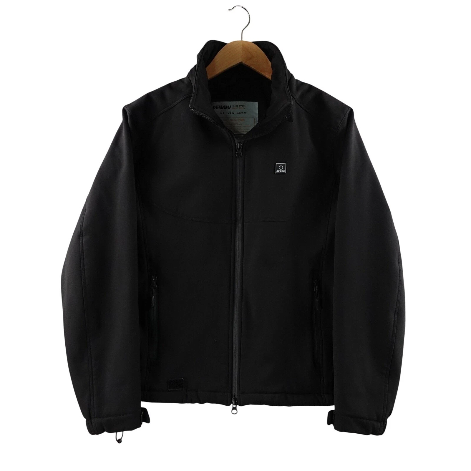 DEWBU Heated Jacket Men 12V Electric Outerwear Black Size S Outdoor Gear