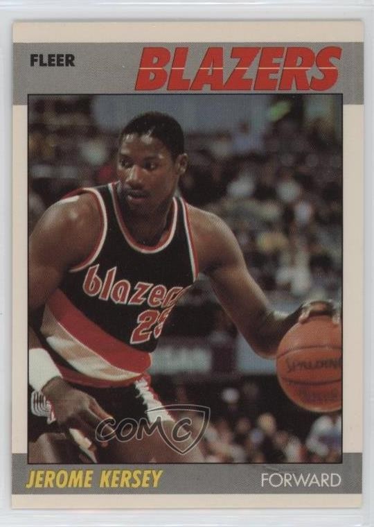 1987-88 Fleer Jerome Kersey #60 12g7