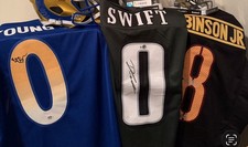 3 Custom Signed Jerseys With COA