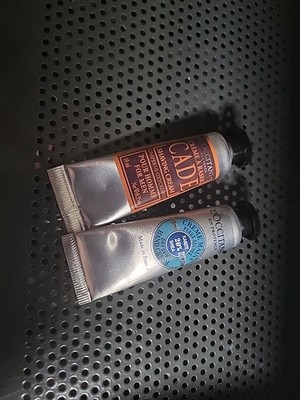  2 L'OCCITANE DRY SKIN HAND Cream & Shaving Cream NWOB