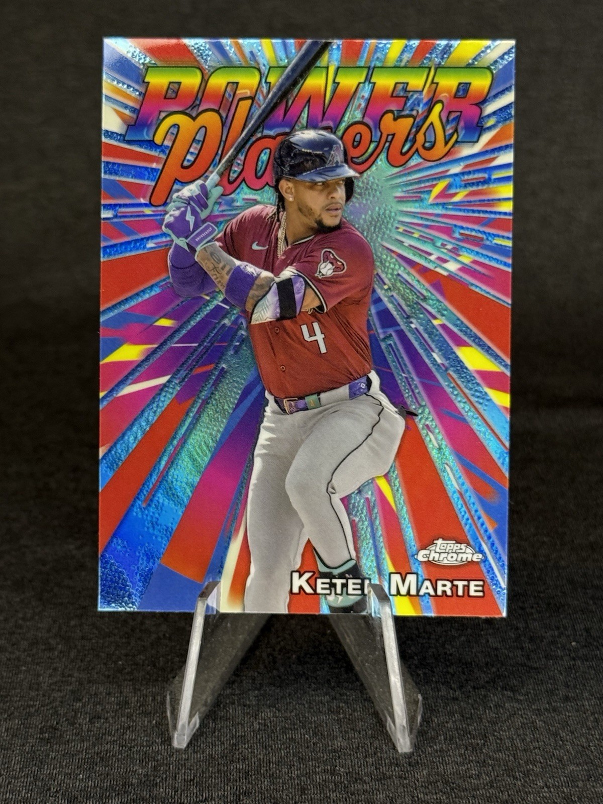 Ketel Marte 2025 Topps Chrome Power Players #PP-4 Diamondbacks