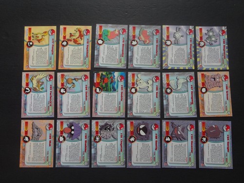 1999 Topps Pokemon TV Animation Series 2 Complete Set 72 Card Blue Logo 1st Lot - Picture 3 of 9