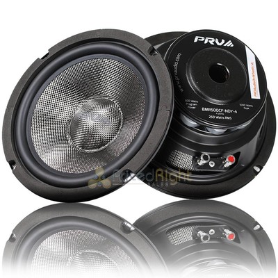 PRV Audio 8'' Mid Range Loudspeaker 4 Ohm 500 Watts Max Power 8MR500CF-NDY-4