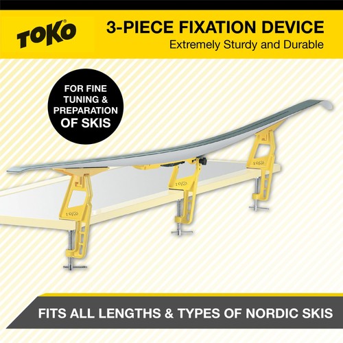 Nordic Cross Country Ski Vise Grip for Tuning and Waxing - Secure No Slip Gri... - Picture 2 of 5