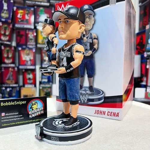 JOHN CENA WWE "Bobble Dubblz" WWF Only #16 Made "Wrestlemania" WWE Bobblehead - Picture 5 of 9