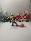 Lot Of 6 Vintage 1991 TMNT Figures Beachcombin Mike Grand Slamin Raph...