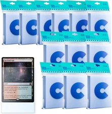 1200 Pack Exact Fit Card Sleeves, Perfect Inner 1200 Clear 