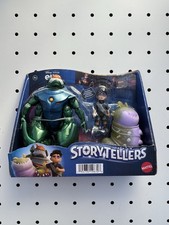 Disney Pixar Storytellers Monsters Inc 3 Figure Set - Mattel Sulley Mike Boo NIB
