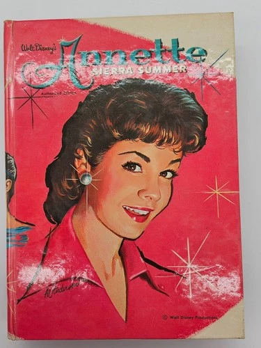 Walt Disney Annette Sierra Summer Authorized Edition Hardcover 1960 Vintage Book - product listing photo