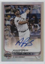 2022 Topps Chrome Update All-Star Game Albert Pujols #ASGA-AP Auto a8r