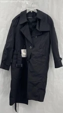 Defense Logistics Agency Garrison Collection NWT Women's Black All Weather Coat