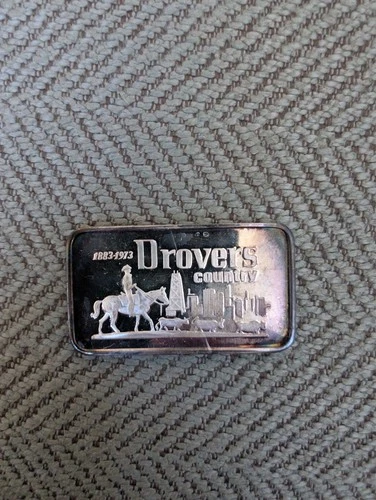 the drovers silver bullion .999 1 Oz 90th anniversary