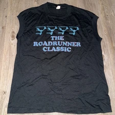 Vintage Roadrunner Classic T Shirt Muscle Tee Marathon 1988 Screen Stars Large