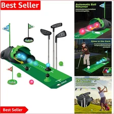 Dinosaur-Themed Kids Golf Set with Glow-in-the-Dark Balls – Perfect for Ages 3-8