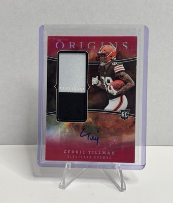 Cedric Tillman RPA /99 Cleveland Tennessee Browns Volunteers NFL Wr 2023 Origins