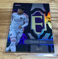 2024 Finest MLS Facundo Torres Fabrics Jersey Black Refractor #/10 Orlando City