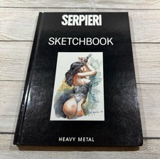 Serpieri Sketchbook Heavy Metal Erotica 1995 Paolo Serpieri libro copertina rigida