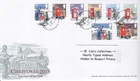 GB 2018 CHRISTMAS SG 4154 4161 FIRST DAY COVER TALLENTS HOUSE POSTMARK