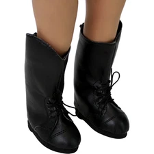 Black Knee High Equestrian Riding Boots 18" Doll Clothes For American Girl Dolls