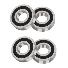 4 Pcs Bearings 3/4" x1-3/4 x1/2", Double Rubber Seals and Pre-Lubricated, Dee...