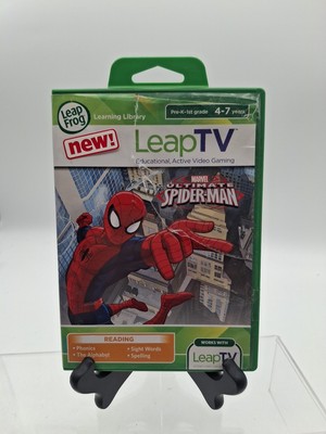 LeapFrog LeapTV Marvel Ultimate Spider Man Video Game Reading Learning 